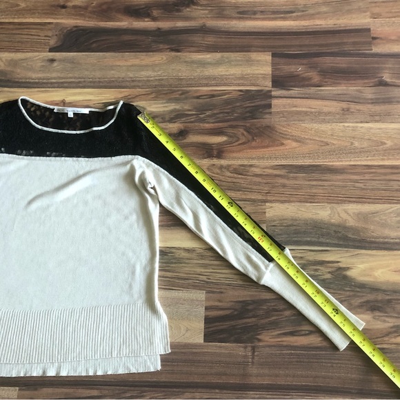 Rachel Roy lace accents sweater - Picture 8 of 9